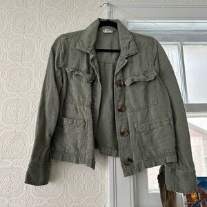 Nicole Miller Olive Field Jacket